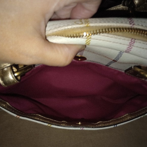 Coach Peyton Tattersall Plaid Satchel F19177 - Picture 10 of 13